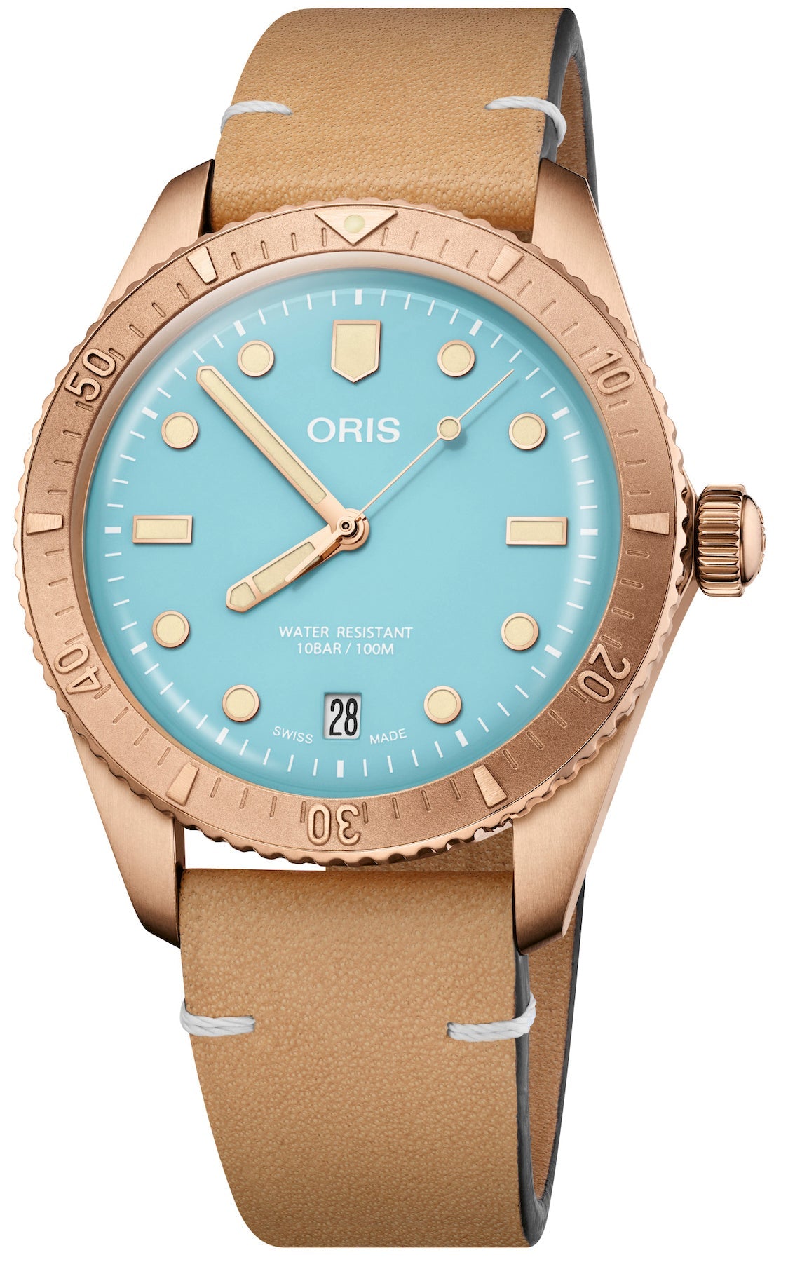 Oris Watch Divers Sixty-Five Cotton Candy Sky Blue 01 733 7771 3155-07 5 19 04BR