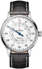 MeisterSinger Watch Pangaea Day Date PDD901 Croco Print Black