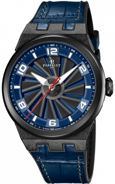 Perrelet Watch Turbine Carbon Sports Blue A4065/2