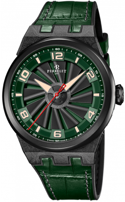 Perrelet Watch Turbine Carbon Sports Green A4065/4