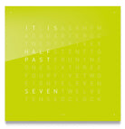 QLOCKTWO Classic Lime Juice Wall Clock 45cm FCENLJ