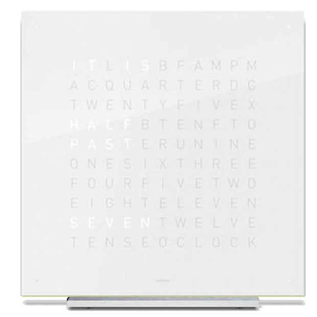 QLOCKTWO Clock Touch Acrylic Glass Vanilla Sugar