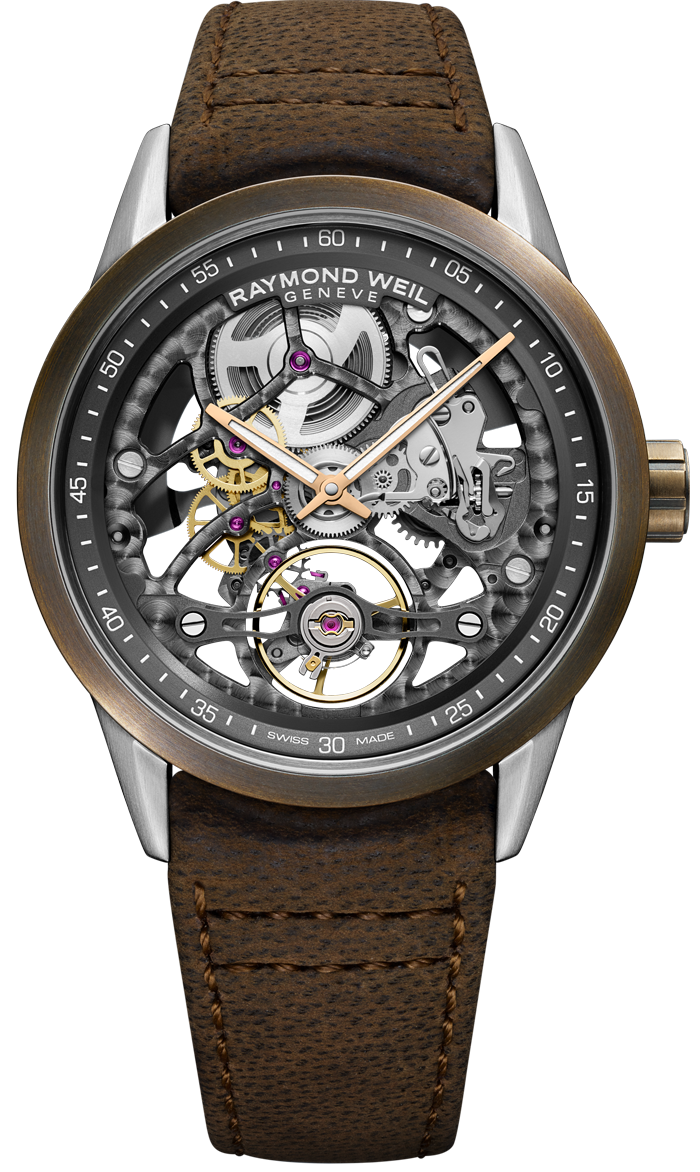 Raymond Weil Watch Freelancer Skeleton RW1212 Bronze 2785-SBC-60000