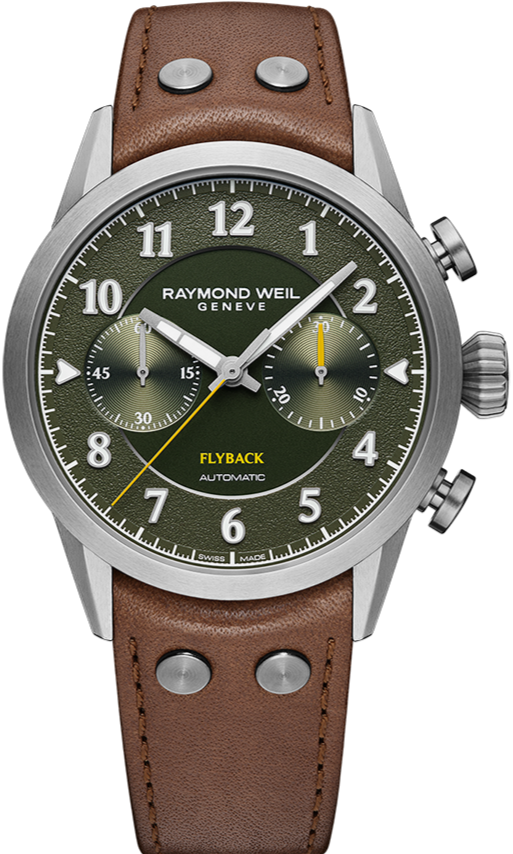 Raymond Weil Watch Freelancer Pilot Flyback Chronograph Limited Edition 7783-TIC-05520. 