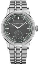 Raymond Weil Watch Millesime Automatic Small Seconds Menthol Minute Track Bracelet 2130-ST-60521