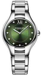 Raymond Weil Watch Noemia Green Ladies 5132-ST-52181