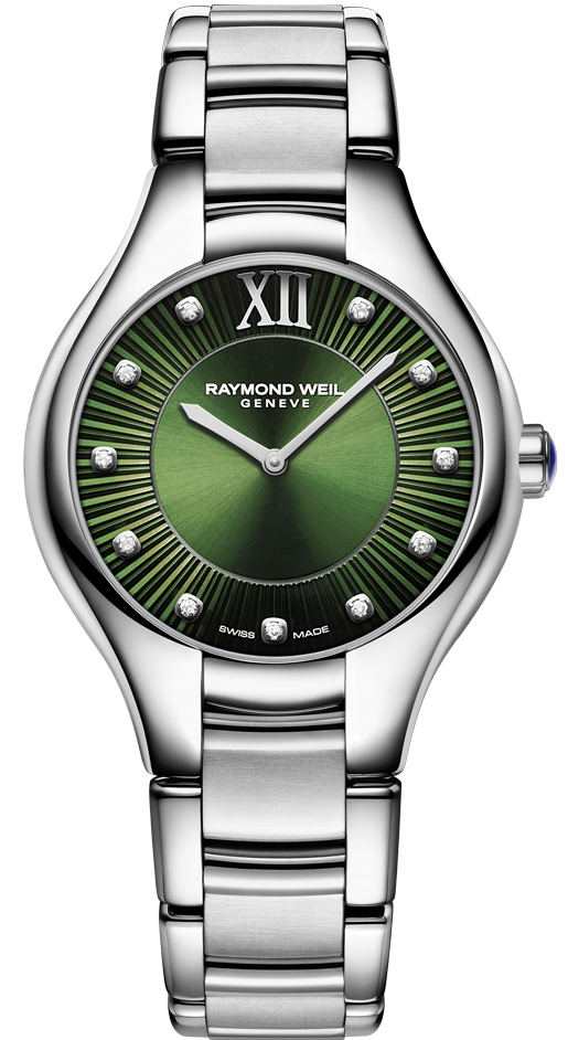 Raymond Weil Watch Noemia Green Ladies 5132-ST-52181