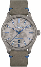 Sinn Watch 1800 TITANDAMASZENER Limited Edition 1800.060 Grey Nubuck