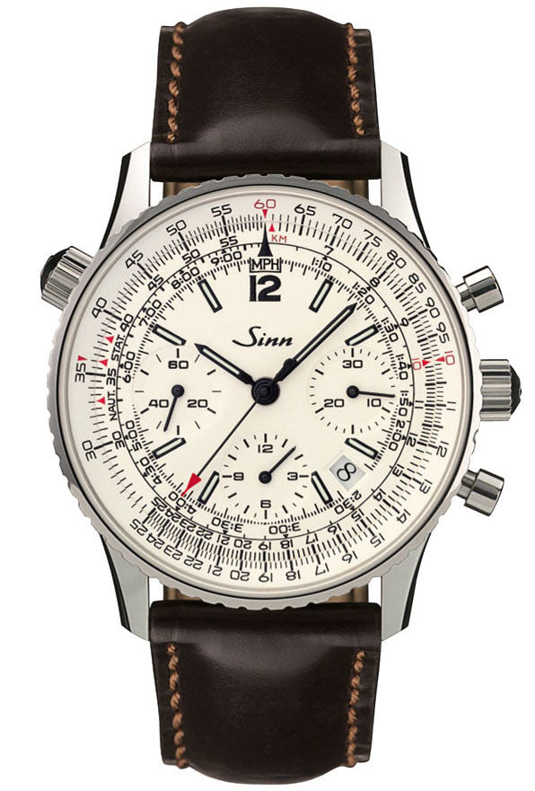 Sinn Watch 903 ST Silver Leather 903.042 LEATHER
