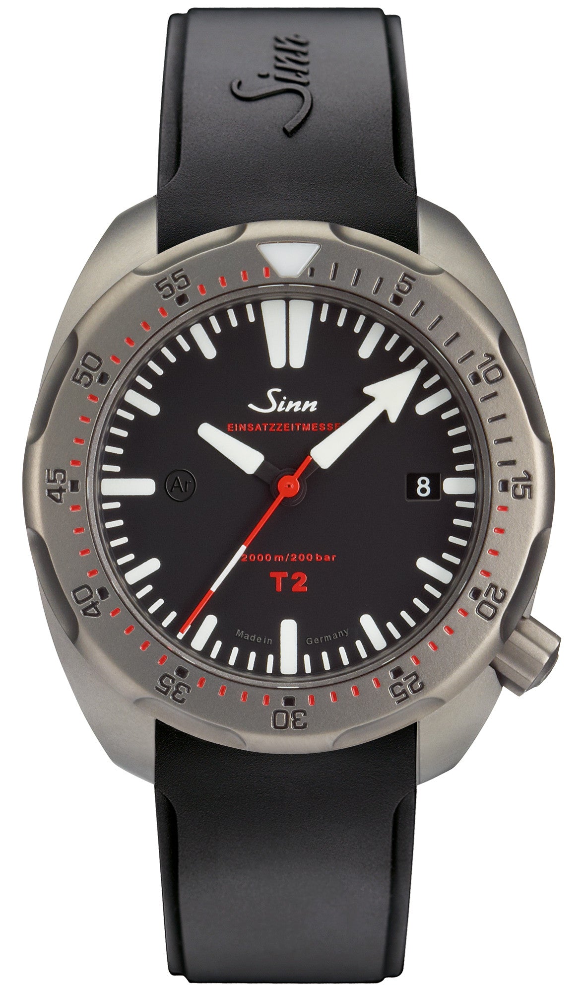 Sinn Watch T2 EZM 15 Rubber Strap 1015.010 RUBBER
