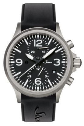 Sinn Watch 756 Silicon With Large Folding Clasp Integrated In Case 756.010 SILICONE