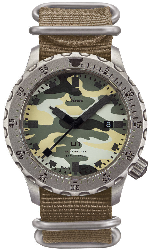 Sinn Watch U1 Camoflage Limited Edition Silicone 1010.0101 Silicone