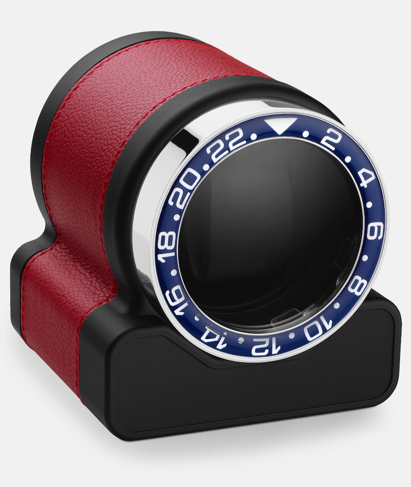 Scatola del Tempo Watch Winder Rotor One Red Blue Bezel 03008.REDSIL 03015.GHB