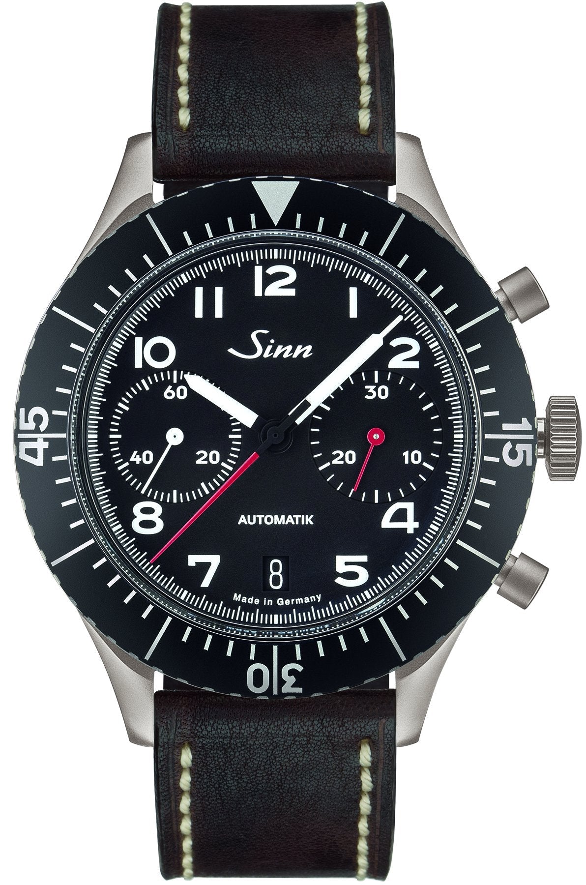 Sinn Watch 158 Brown Vintage Leather Strap Limited Edition