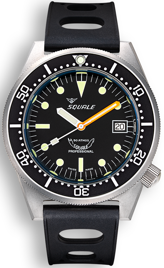 Squale Watch 1521 Black Blasted 1521BKBL.NT