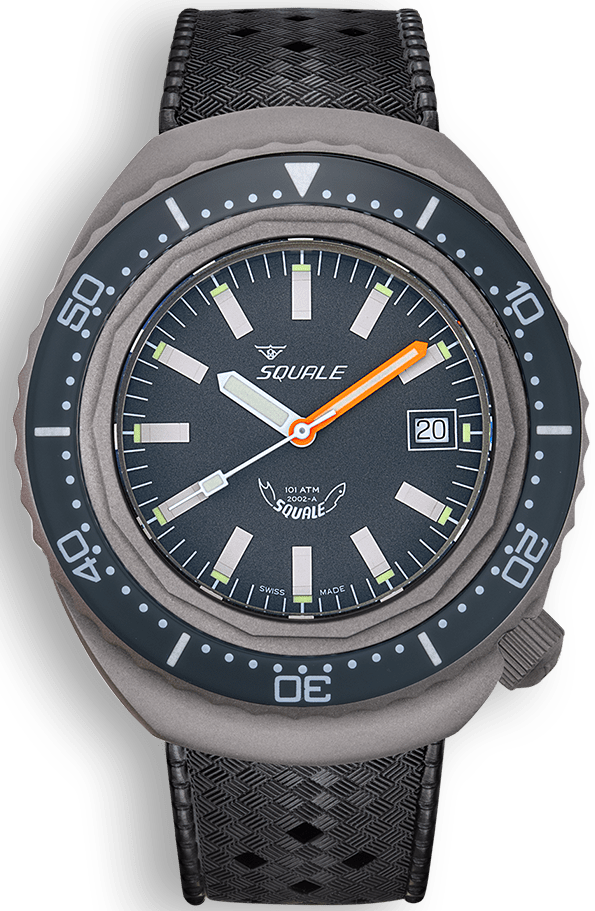 Squale Watch 2002 Grey 2002.BR.G.G.HT