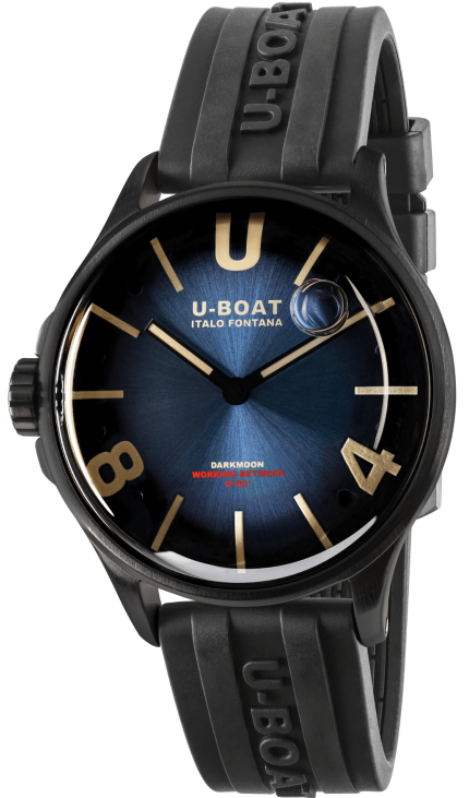 U-Boat Watch Darkmoon 40mm Blue PVD Soleil 9020/C