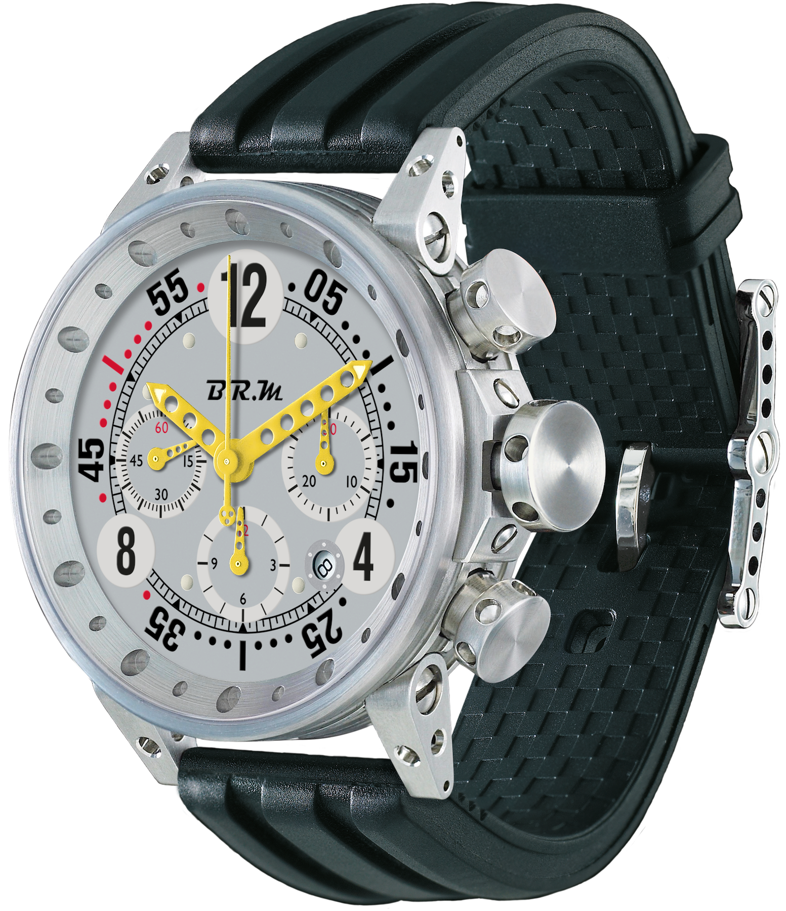B.R.M Watch V12-44 Yellow Hands V12-44-BG-CN-AJ
