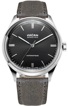 Vulcain Watch Grand Prix Grey Leather 670171A00.BAC213