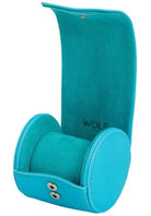 WOLF Watch Roll Black Tutti Frutti Turquaoie 680124