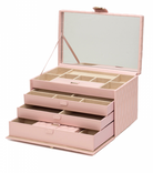 Wolf Jewellery Box Caroline Large Rose Quartz 329615