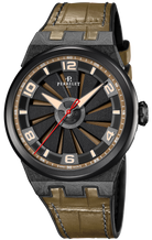 Perrelet Watch Turbine Carbon Khaki A4065/8