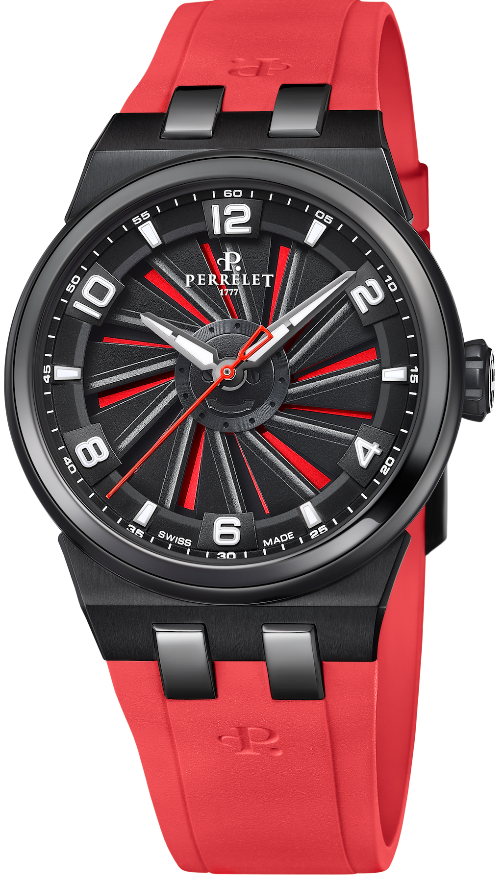 Perrelet Watch Turbine Titanium 41 Red A4067/4