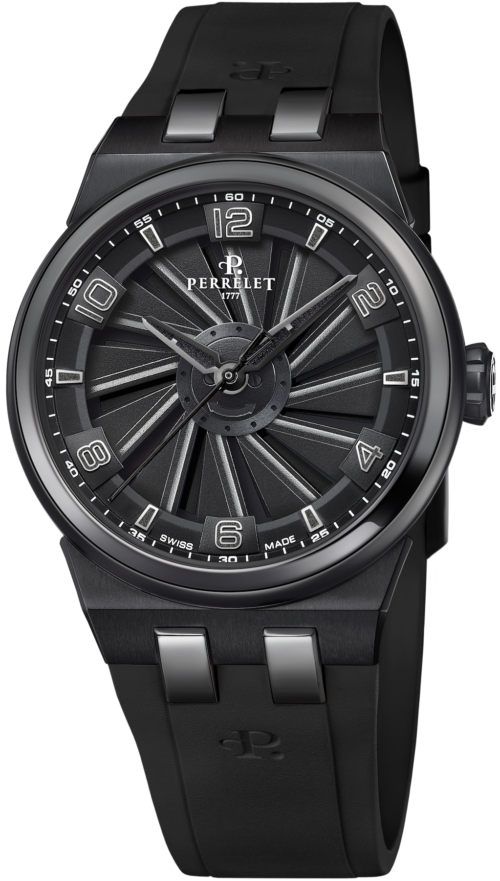 Perrelet Watch Turbine Titanium 41 Black A4067/6
