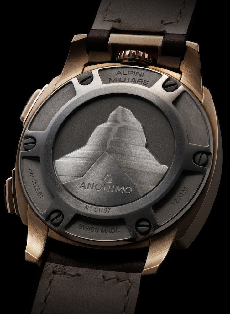 Anonimo Militare Alpina Camouflage Brown Limited Edition Watch AM-1123.01.001.A04 Image 2