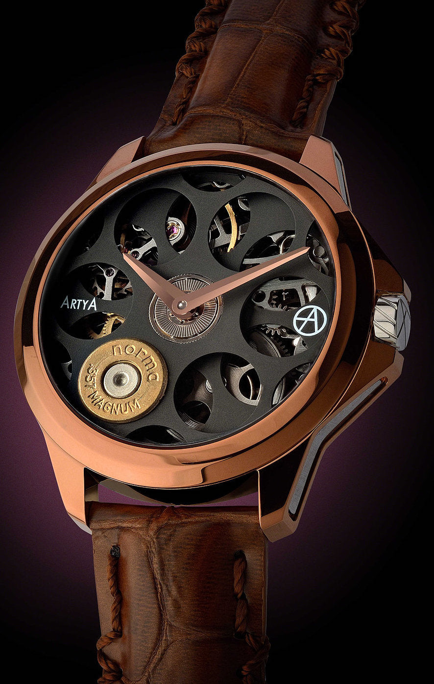 ArtyA Watch Son of a Gun Russian Roulette Desert Eagle ChocoGold