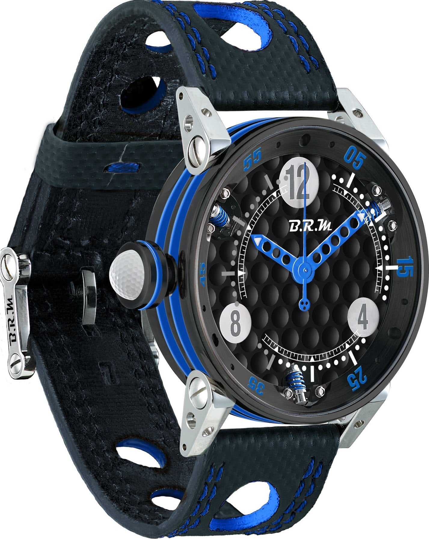 B.R.M Watch Golf Master Ladies Dark Blue Hands GF7-38-SA-N-ABLF Image 1