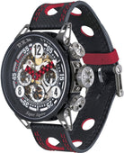 B.R.M Watch SP-44 Black And Red Hands SP-44-ADR-LIGHT Image 1