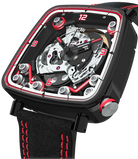 B.R.M. Watches FF39-40 Black Titanium Red Watch FF39-40-TN-LFN-R Image 1