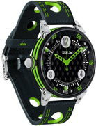 B.R.M. Watches Golf Master Mens Lime Green Red Hands Watch GF6-44-SA-N-AVP Image 1