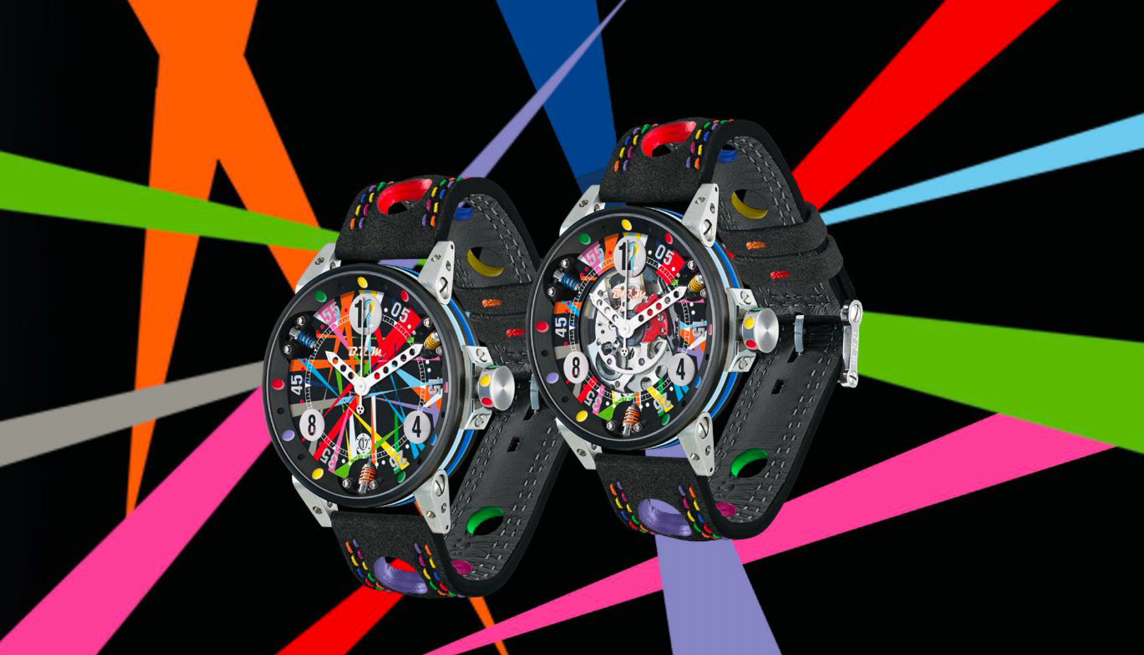B.R.M. Watches V6-44 SA Art Car Limited Edition Watch V6-44-SA-SQ-ArtCar Image 2