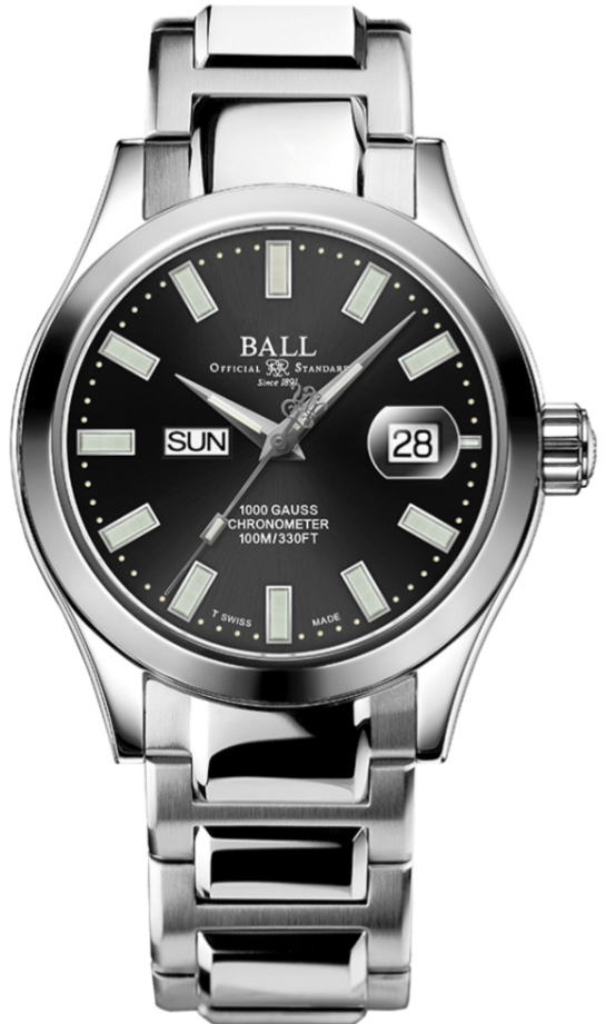 Ball Watch Company Engineer III Marvelight Chronometer Day Date Watch NM9036C-S1C-BK Image 1