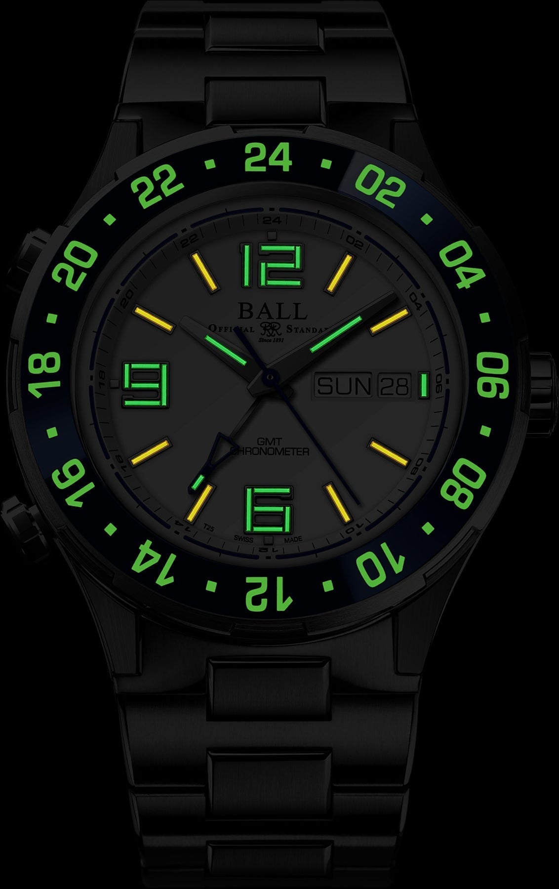 Ball Watch Company Roadmaster Marine GMT Limited Edition Watch DG3030B-S6CJ-WH Image 2