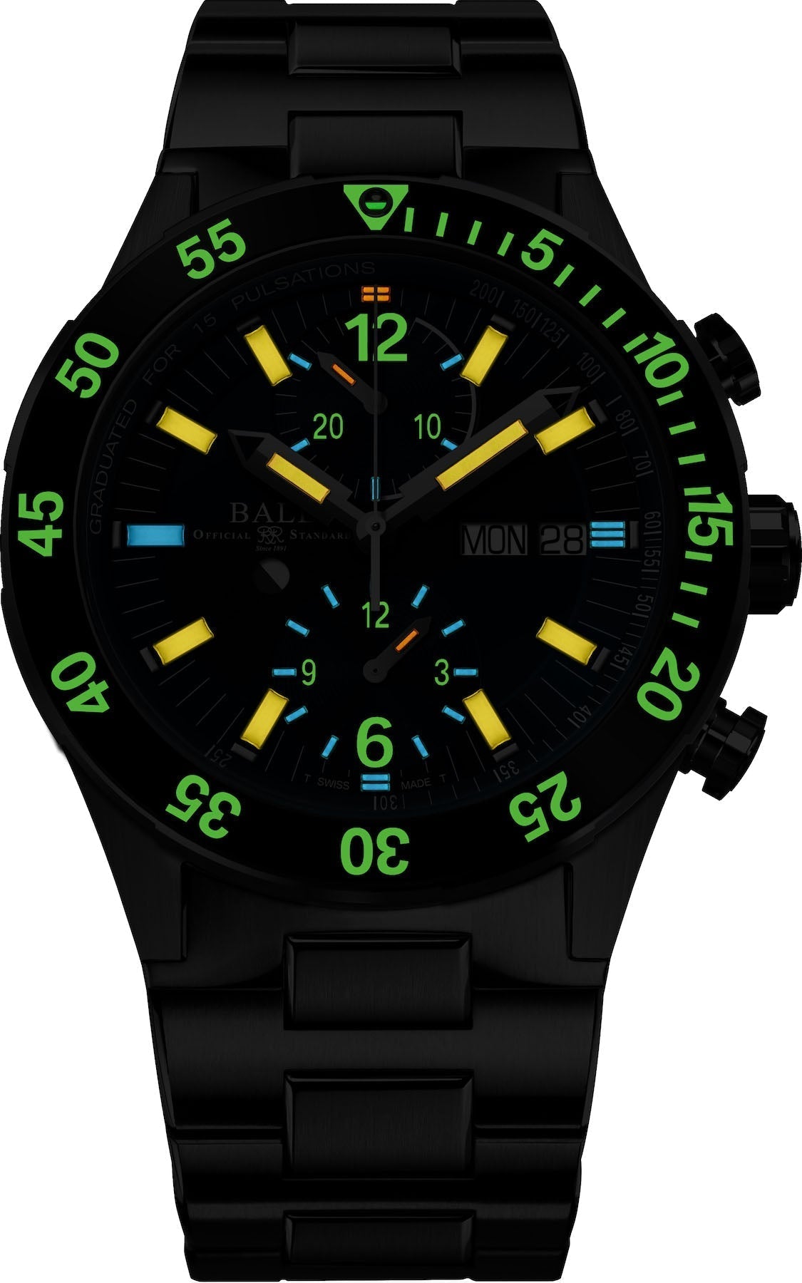Ball Watch Company Roadmaster Rescue Chronograph Watch DC3030C-S-BE Image 2
