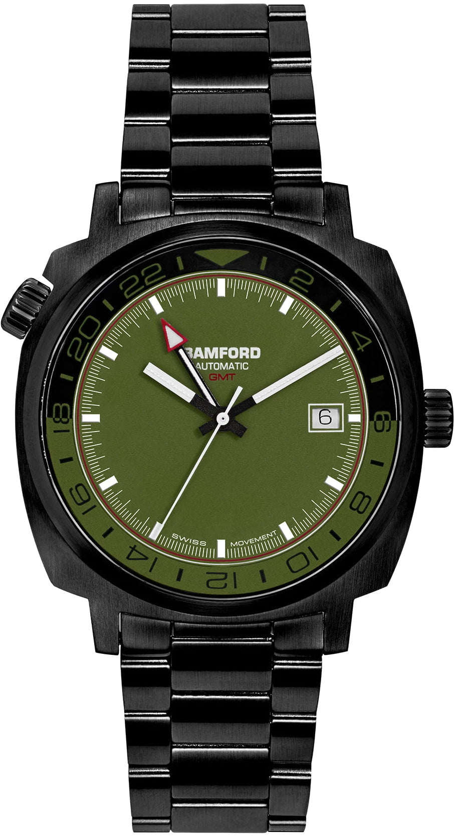 Bamford Watch Commando GMT Blacksteel