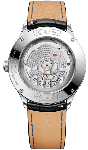 Baume et Mercier Clifton Baumatic Cadran Blue Watch 10467 Image 2
