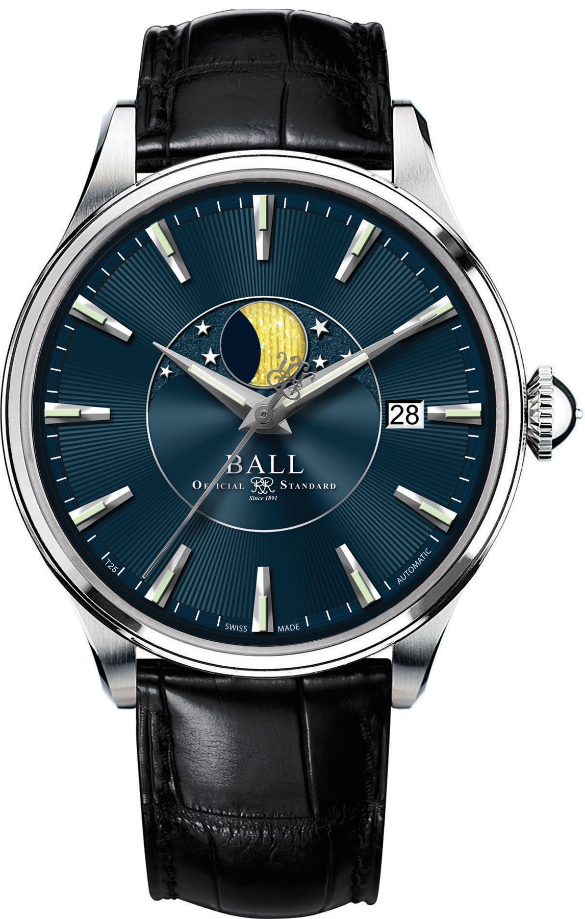 Ball Watch Company Trainmaster Moon Phase NM3082D-LLFJ-BE