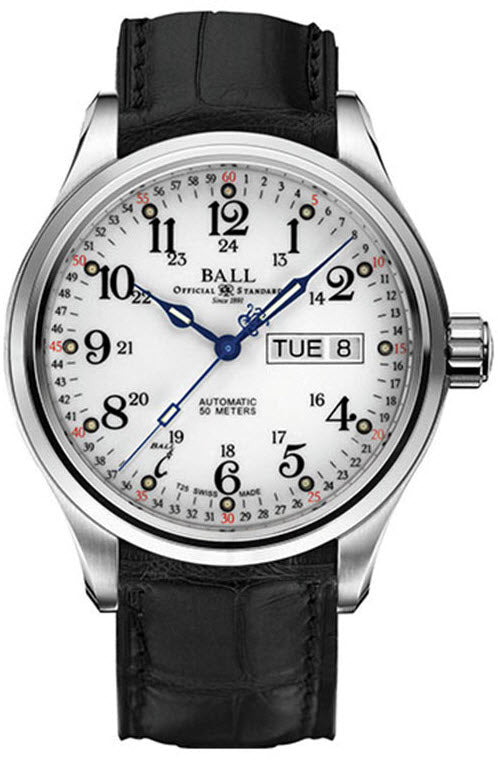 Ball Watch Company Trainmaster 60 Seconds NM1058D-LL3FJ-WH