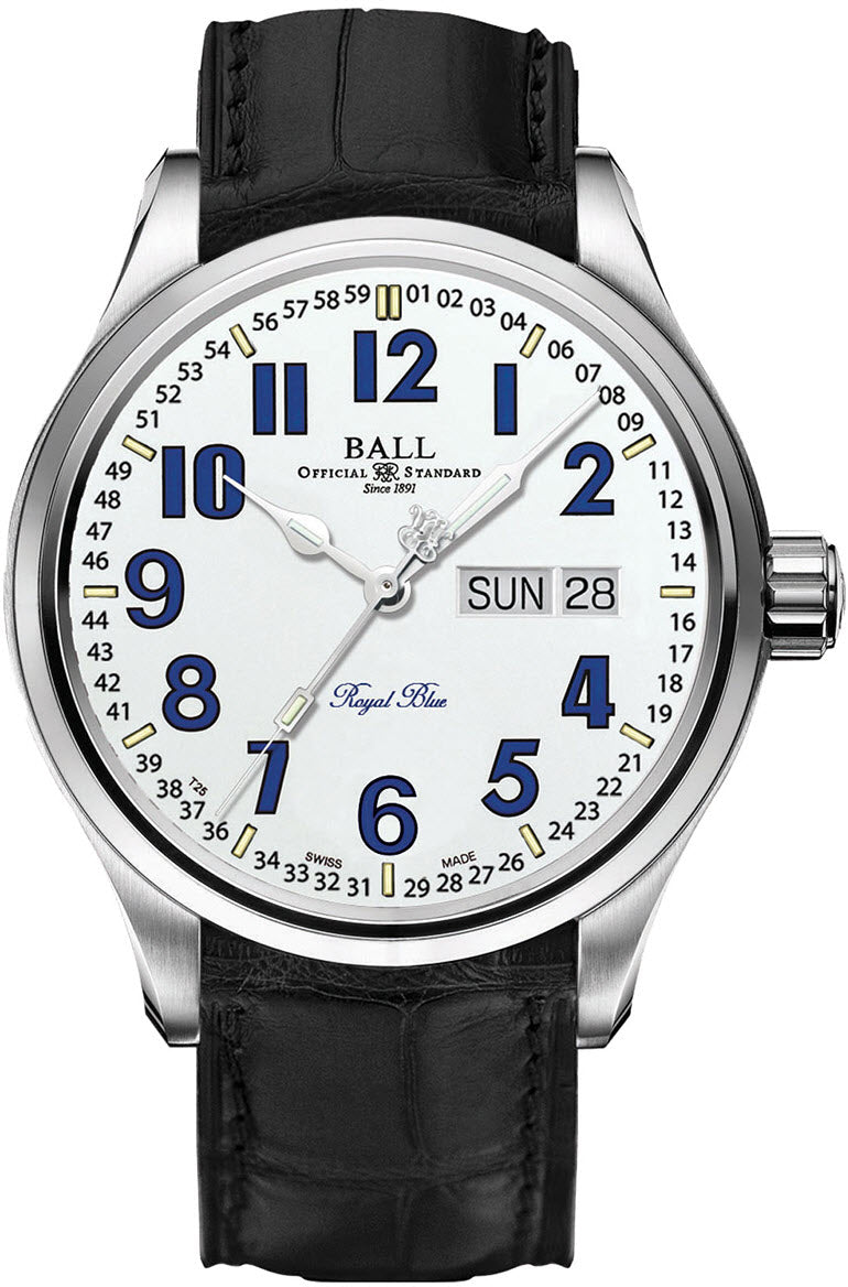 Ball Watch Company Trainmaster Royal Blue NM1058D-LL9J-WH