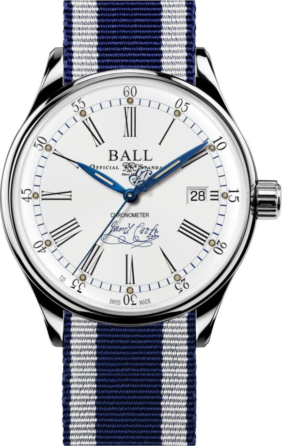 Ball Watch Company Trainmaster Endeavour Chronometer Nato Limited Edition NM3288D N2CJ WH