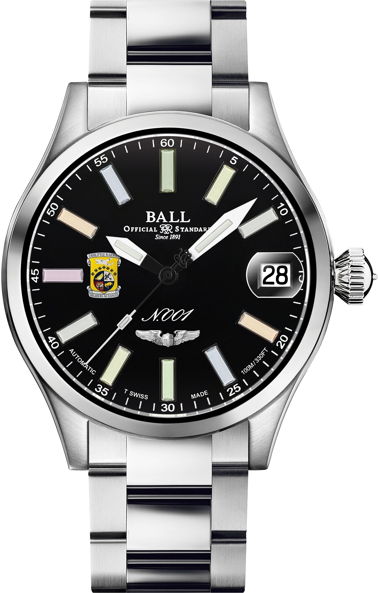 Ball Watch Company Engineer Master II Doolittle Raiders Limited Edition NM3500C-S1-BKR