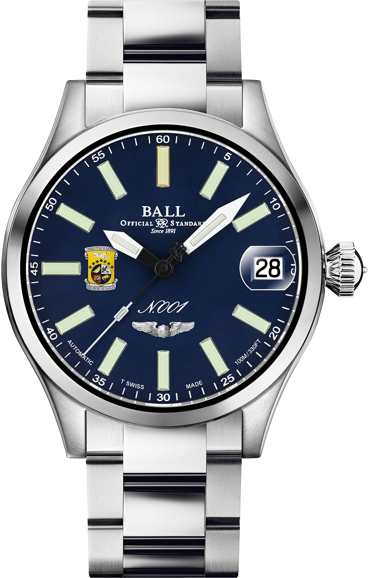 Ball Watch Company Engineer Master II Doolittle Raiders Limited Edition NM3500C-S1-BE