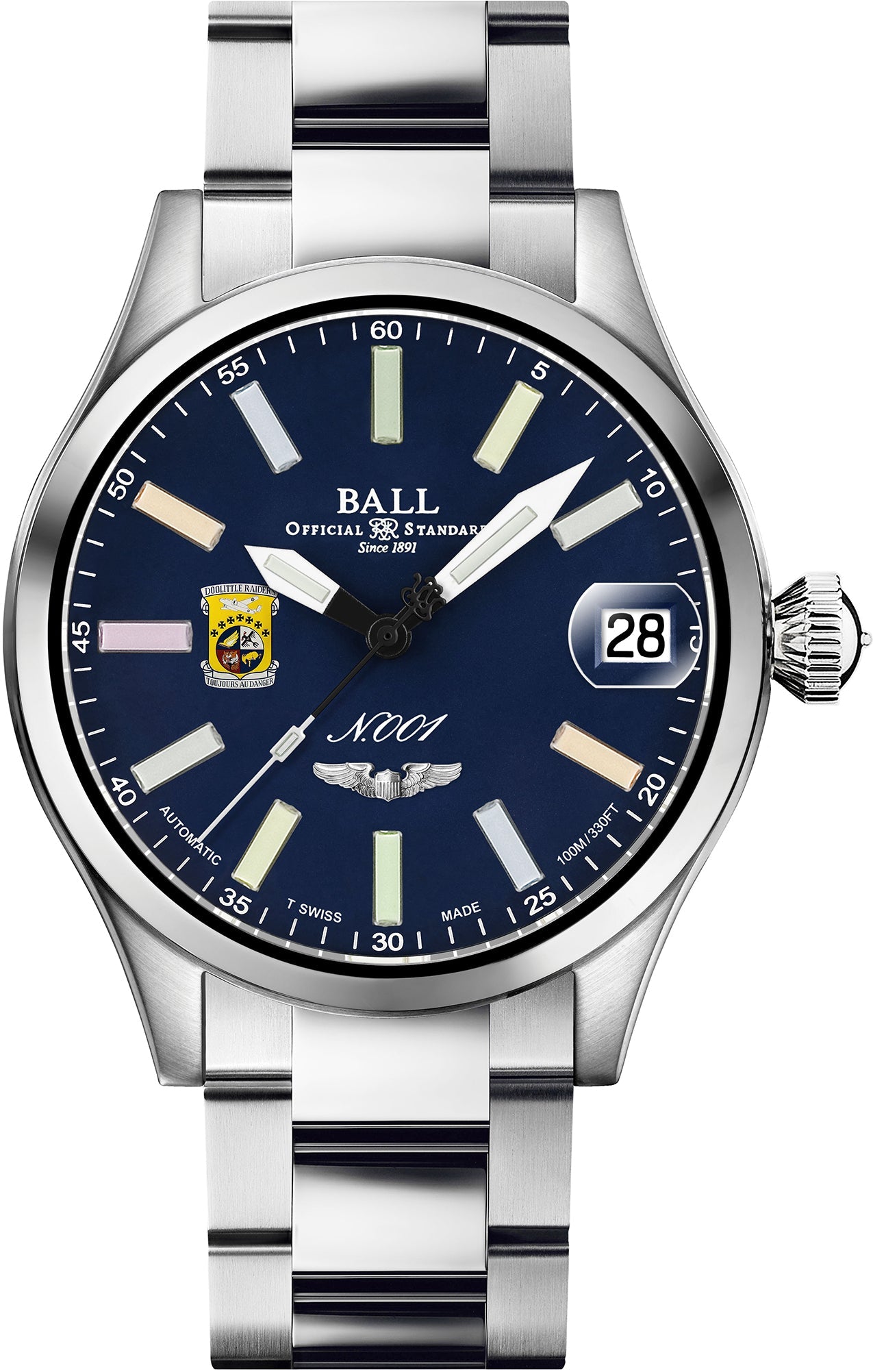 Ball Watch Company Engineer Master II Doolittle Raiders Limited Edition NM3500C-S1-BER