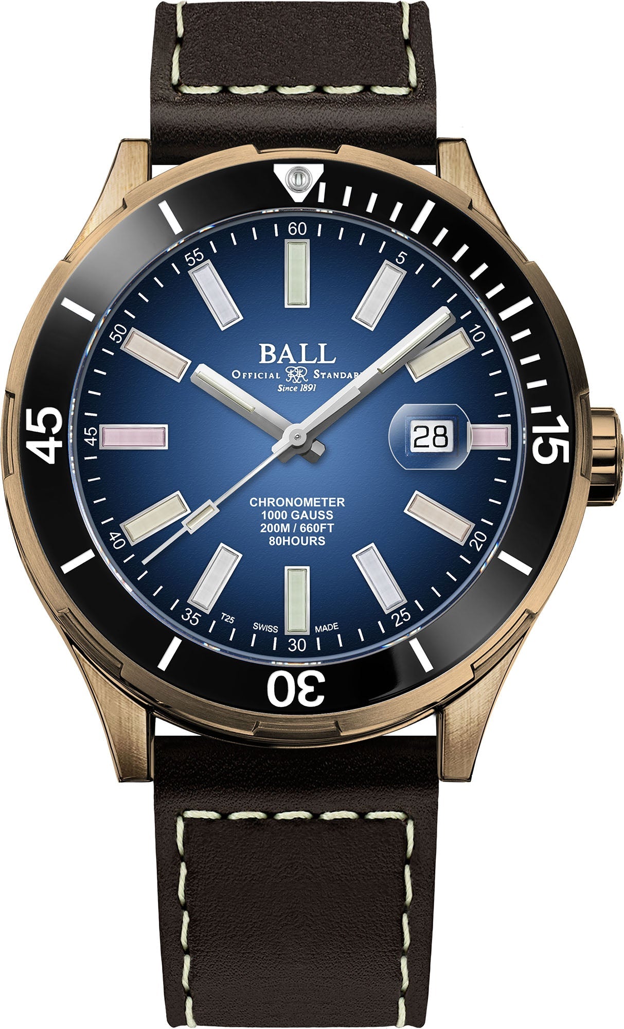 Ball Watch Company Roadmaster M Marvelight Bronze Limited Edition DD3072B-L3CJ-BER