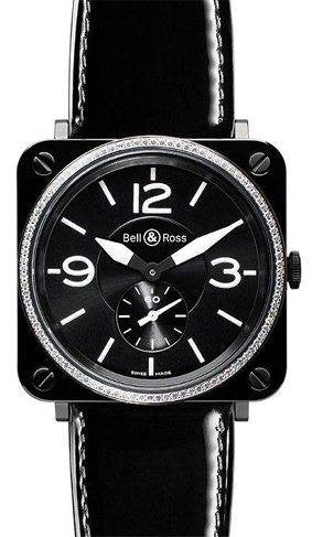 Bell & Ross BRS Black Ceramic Diamond BRS-BLCERAM-DIAM