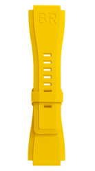 Bell & Ross Strap BR 01/03 BR-X1 Yellow Rubber Medium B-P-030 MEDIUM
